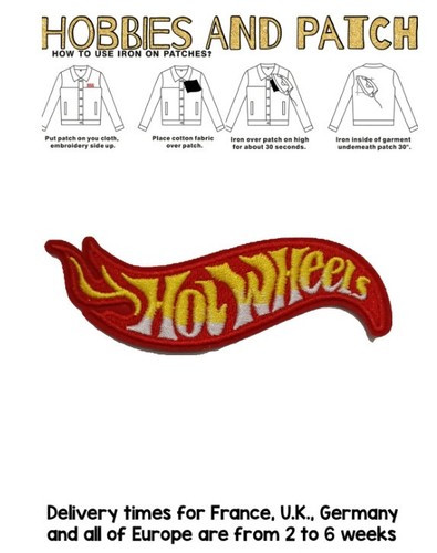 Patch hot wheels logo cars - hot,